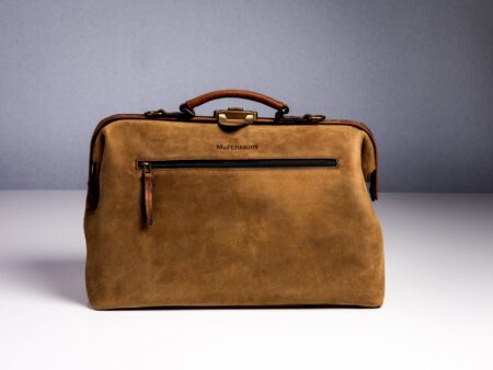 McFermoir Arzttasche A4 Wout 753016 Taupe mit Ranger