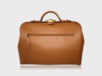 McFermoir Arzttasche FA3016 Fashion A4 Camel mit extra Schultergurt