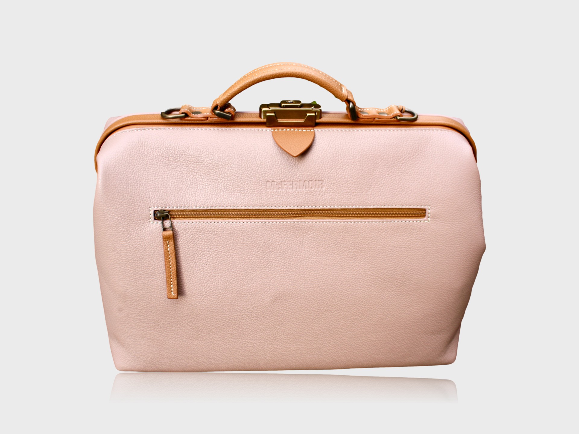 McFermoir Wout Fashion pink met camel