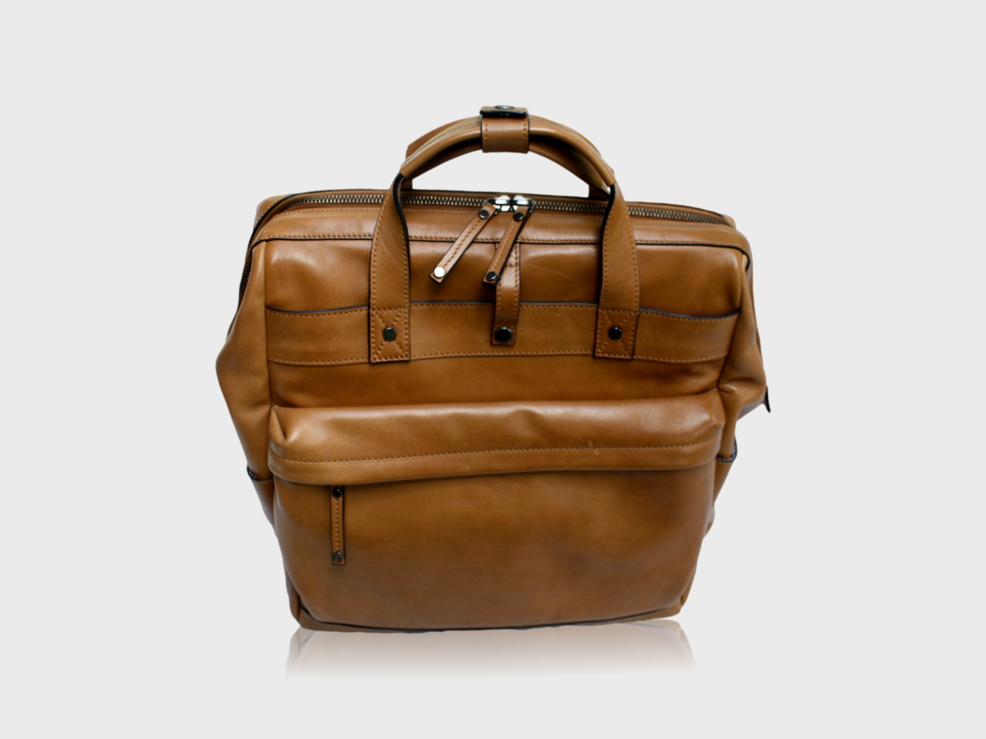 McFermoir zipper cognac