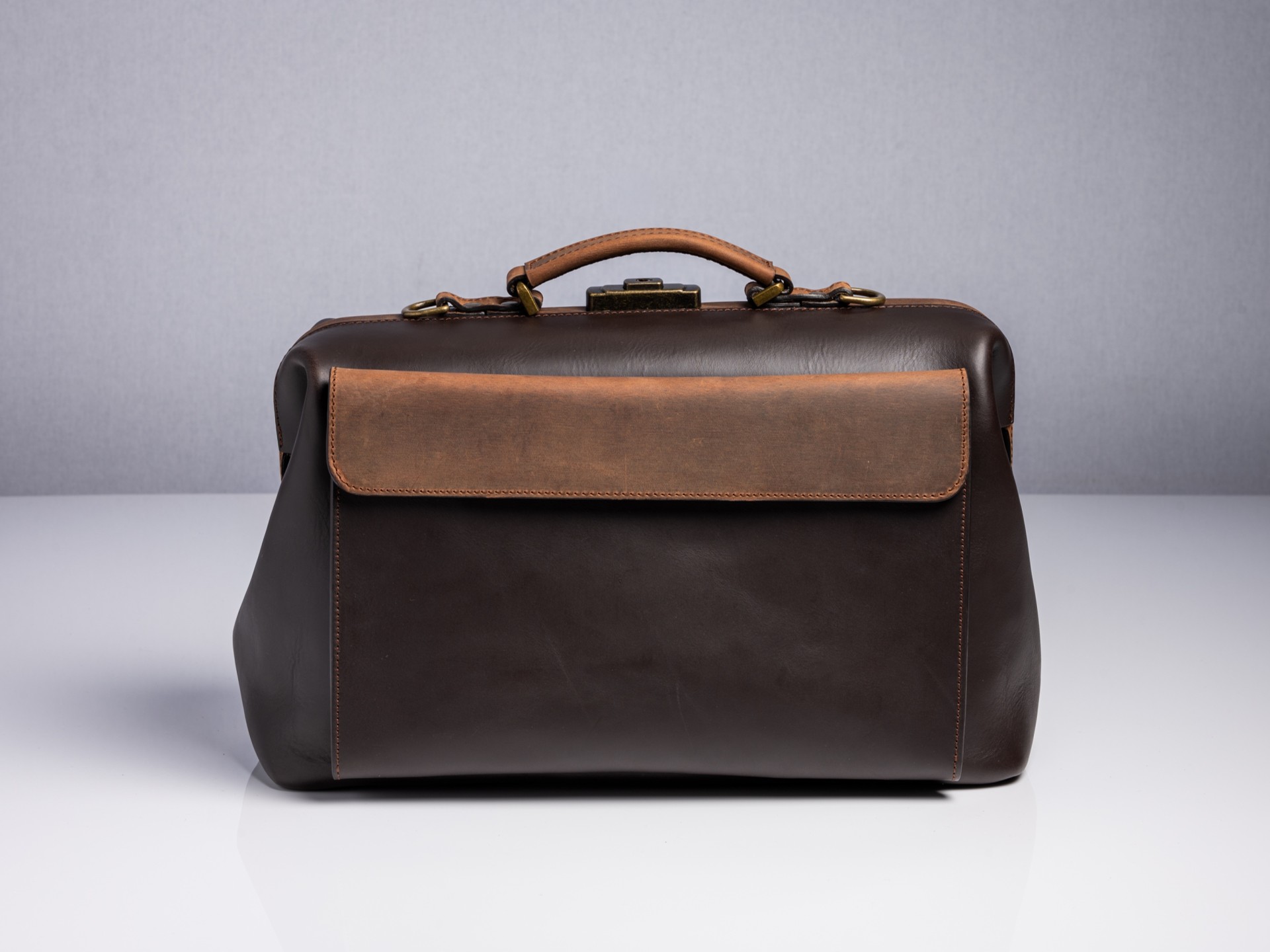 McFermoir Arzttasche A4 Wout 133014-73 Dark Brown mit Ranger – Bild 6