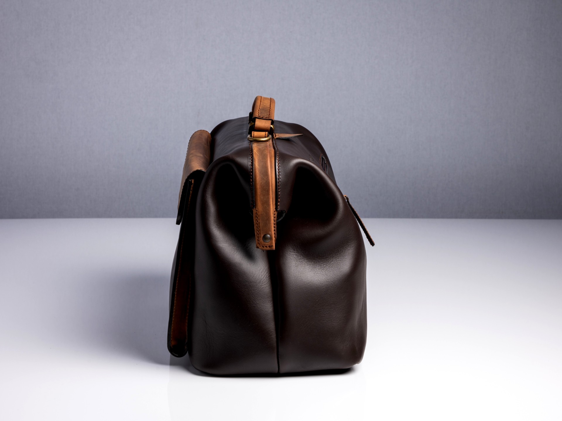 McFermoir Arzttasche A4 Wout 133014-73 Dark Brown mit Ranger – Bild 3